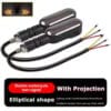 Best Motorcycle LED Projector Indicator Light Bike Turn Signal Projection Light